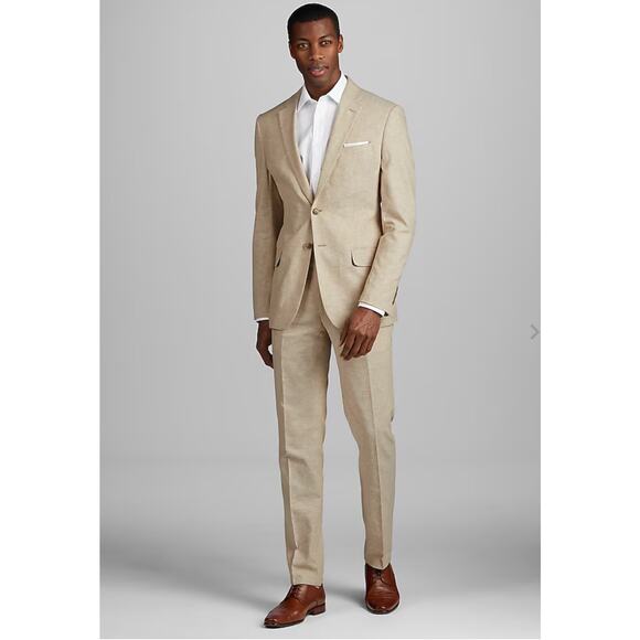 Jos. A. Bank Other - Jos. A. Bank Slim Fit Linen Blend Suit Set size 40 regular/ pants 32by30